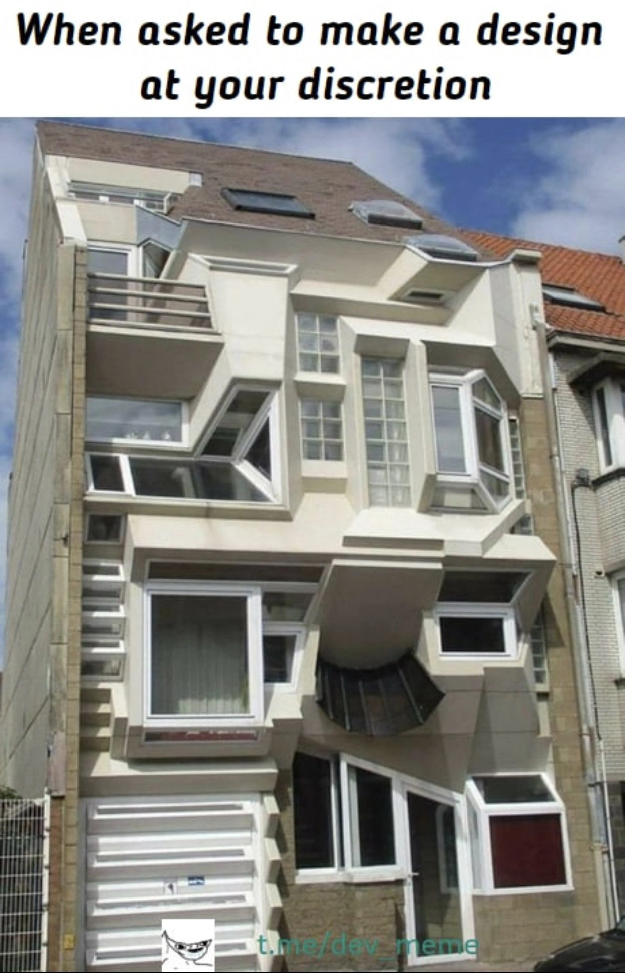 When the client says: 'Design it however you want,' and you actually do