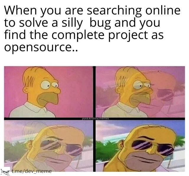 Finding Your Project Open-Sourced While Debugging