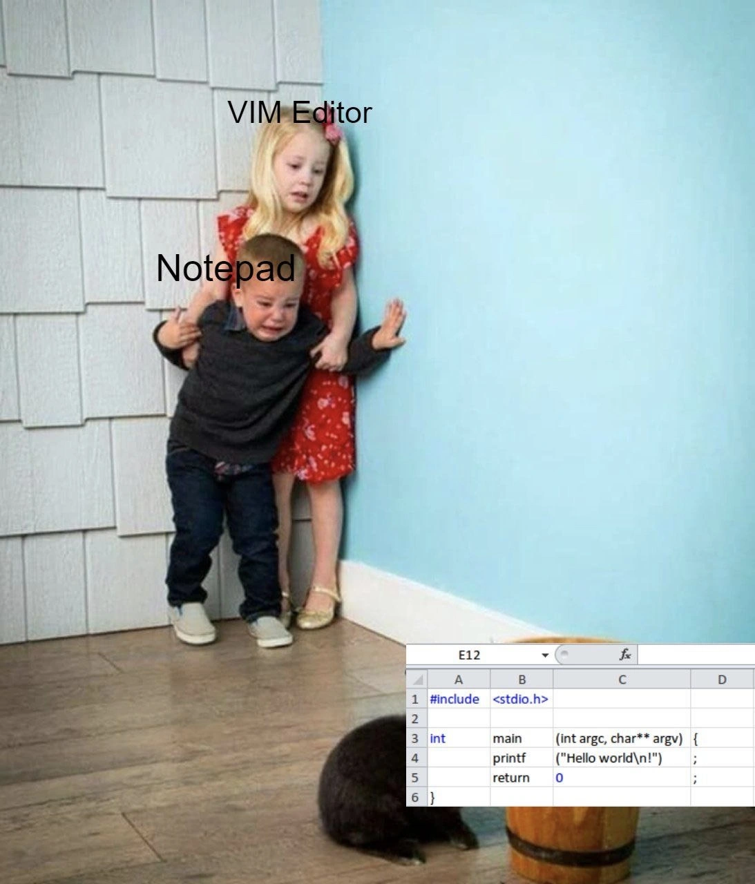 Even Vim is Scared of Coding in Microsoft Excel