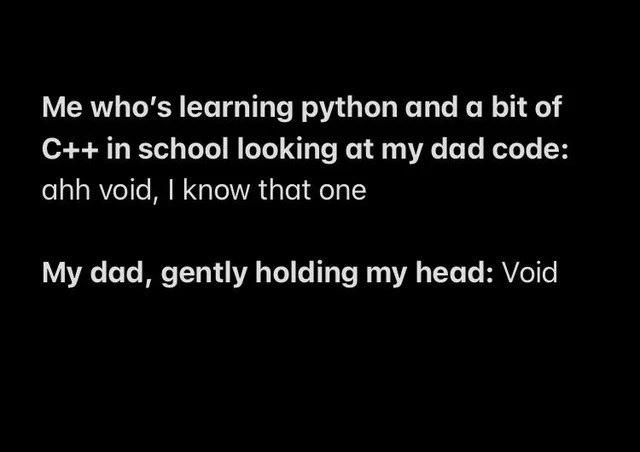 Two Kinds of Void: The Junior vs. The Senior