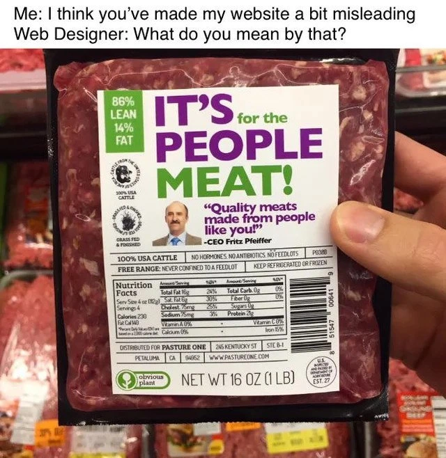 When ambiguous copy turns your friendly site into accidental cannibalism