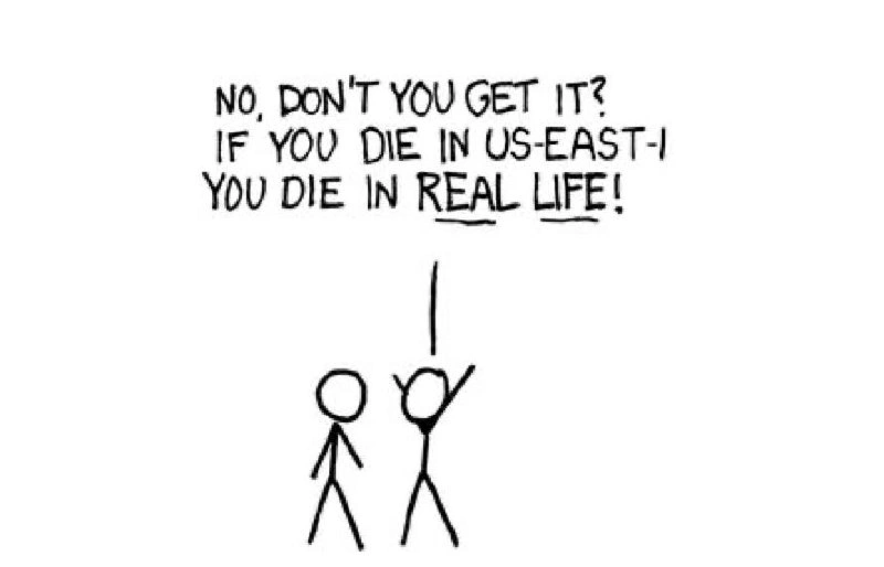 If You Die in US-EAST-1 You Die in Real Life
