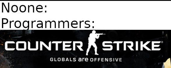 Globals Are Offensive: Programmers Treat Scope Like A Tactical Shooter