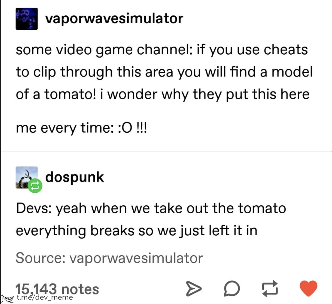 The Legend of the Load-Bearing Tomato