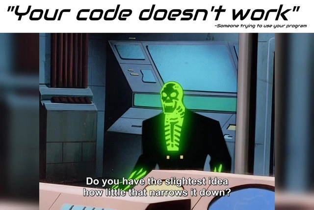 The Futility of a Vague Bug Report