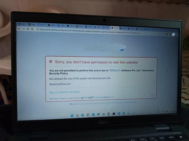 When Stack Overflow Gets Blocked