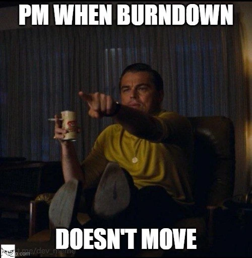 The Unmoving Burndown Chart