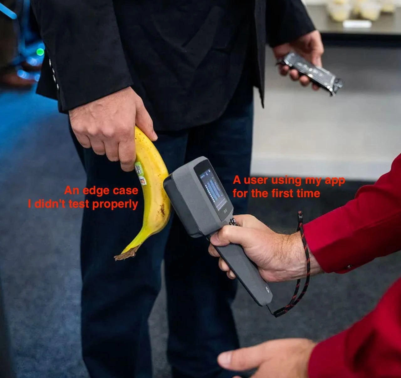 First user immediately hits the banana-shaped edge case you skipped