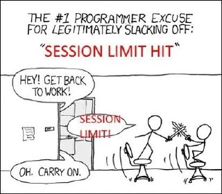 XKCD-Style 'Session Limit Hit': The New Legitimate Slacking Excuse