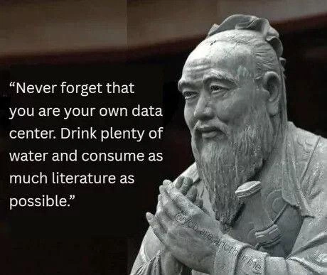 You Are Your Own Data Center, Says Fake Confucius