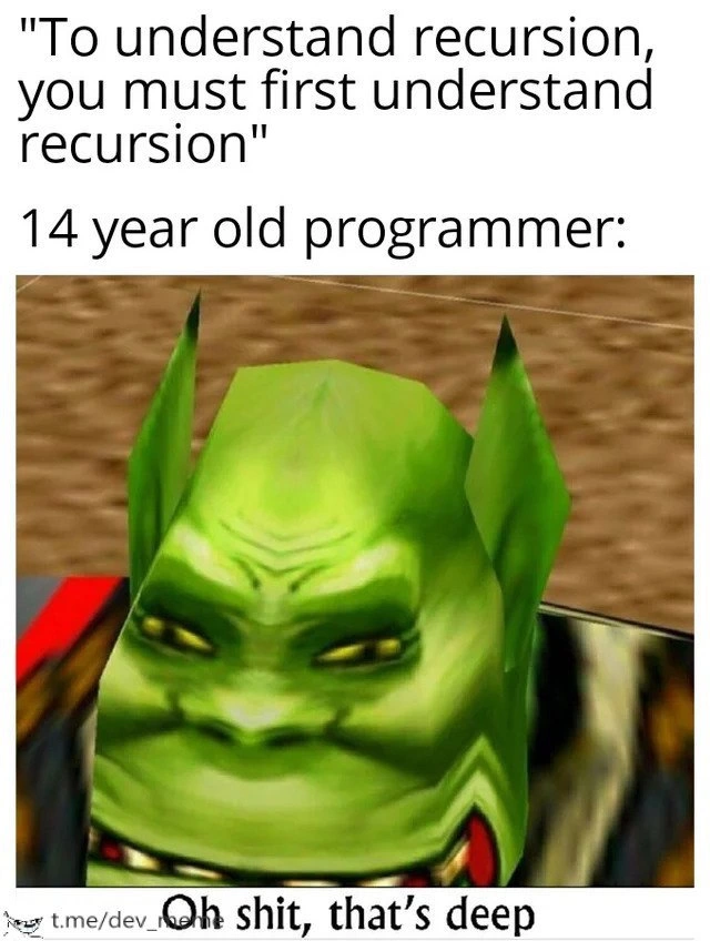 The Recursive Epiphany of a Junior Developer