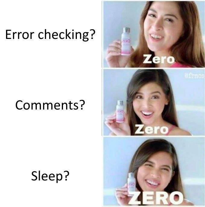The Developer's Diet: Zero Checks, Zero Comments, Zero Sleep