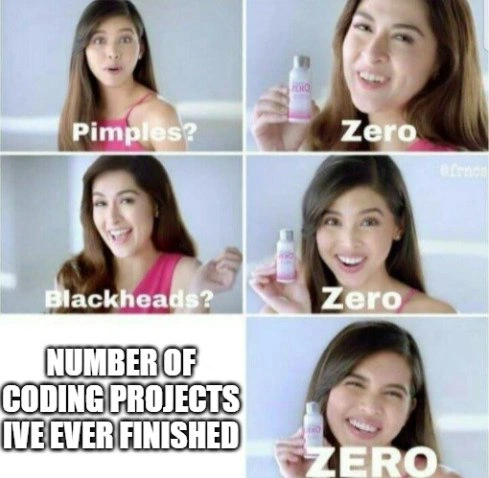 Zero Finished Coding Projects