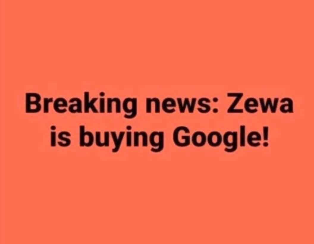 Tissues beat tech: meme claims tissue-maker Zewa is buying Google